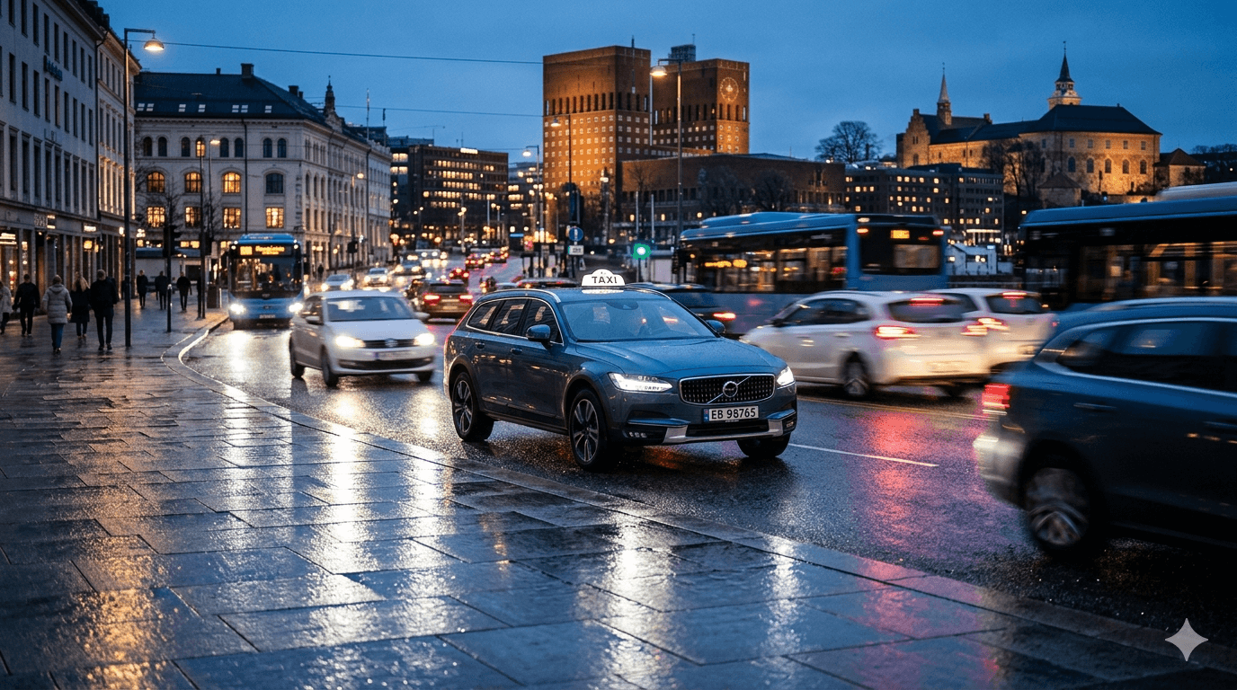 Taxi i bytrafikk med fokus på mobilitet
